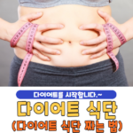 다이어트 식단 추천 Top5 및 짜는 법