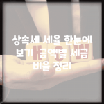 상속세 세율 한눈에 보기 | 금액별 세금 비율 정리