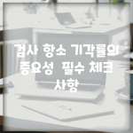 검사 항소 기각률의 중요성 | 필수 체크 사항