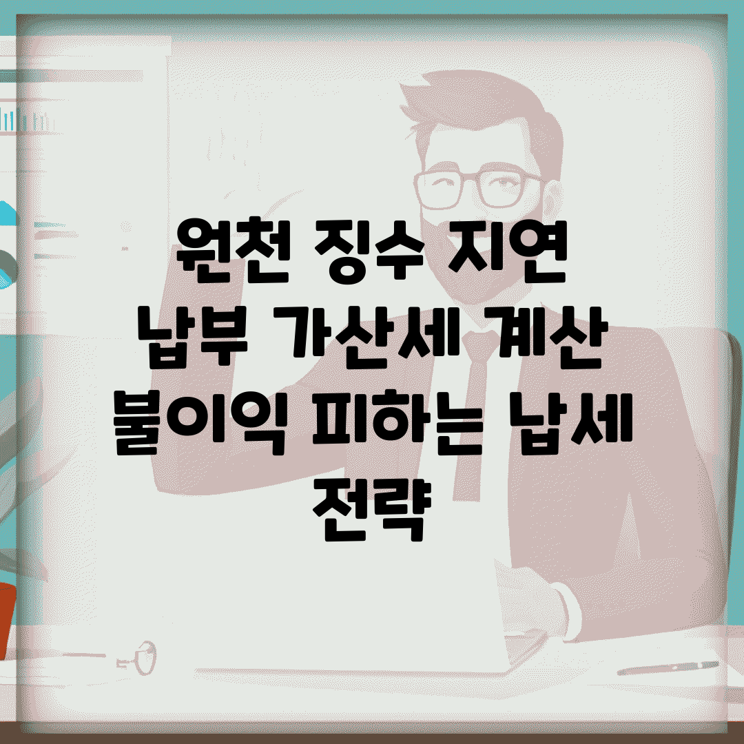 원천 징수 지연 납부 가산세 계산 | 불이익 피하는 납세 전략