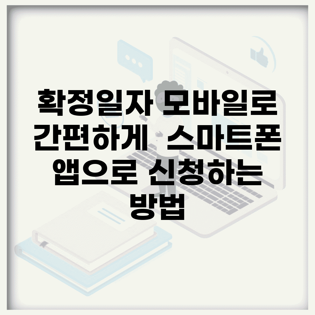 확정일자 모바일로 간편하게 | 스마트폰 앱으로 신청하는 방법