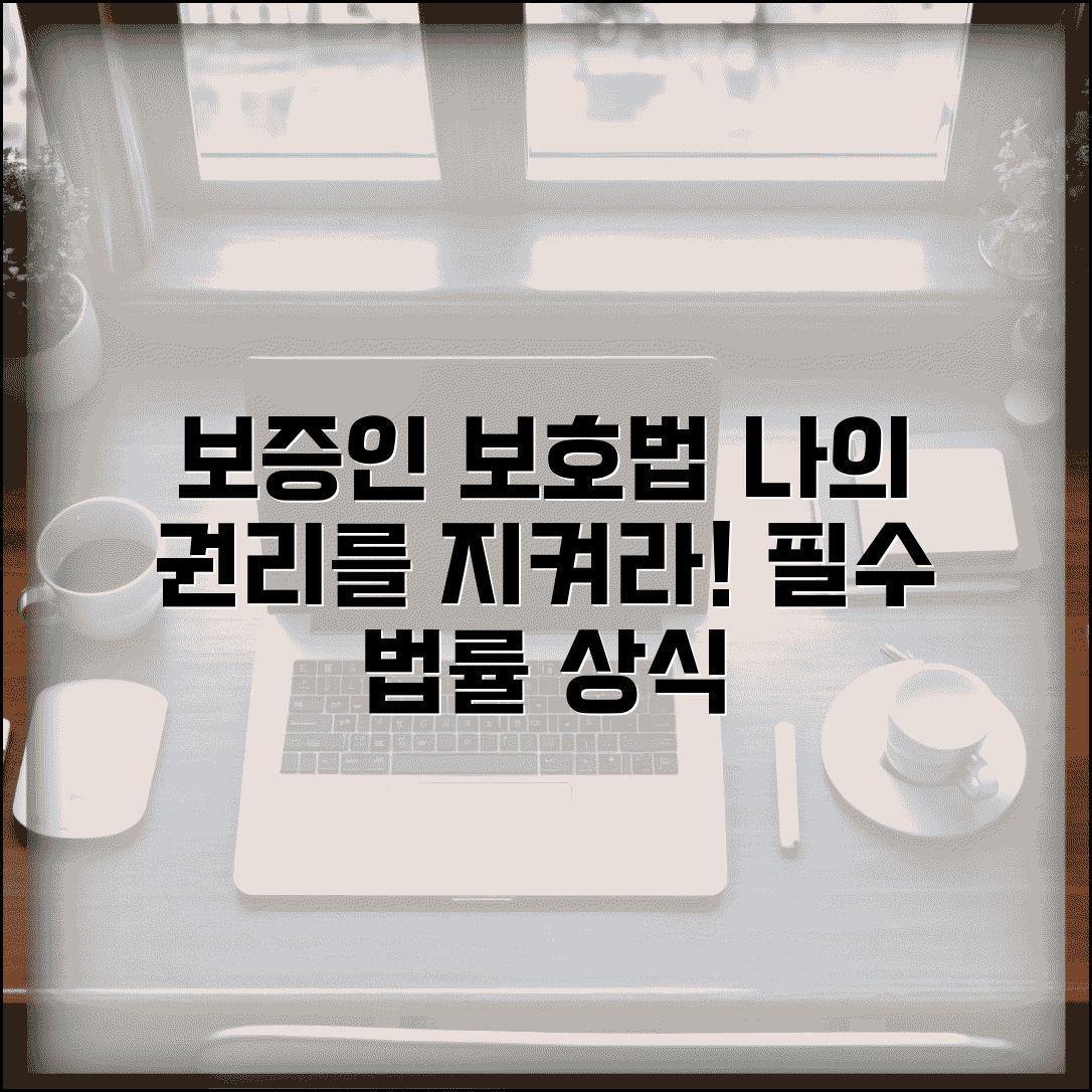 보증인 보호를 위한 특별법 | 보증인 보호법과 권리