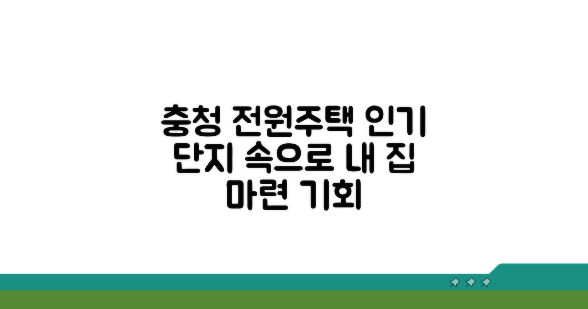 경기 충청 전원주택 인기 단지
