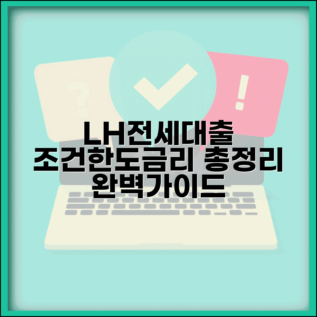 lh전세대출조건 소득 한도 금리 | LH 전세자금대출 완벽 가이드