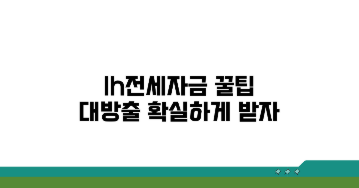 lh전세자금대출 활용 꿀팁