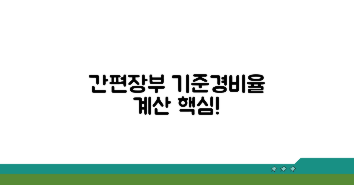 간편장부 기준경비율 계산법