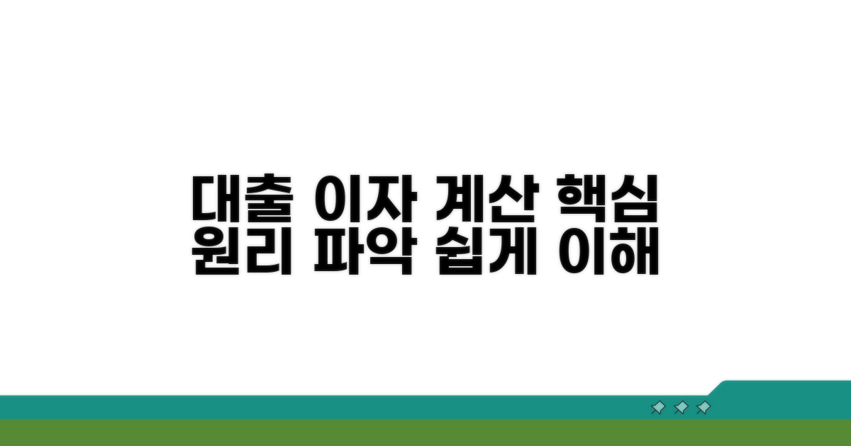 대출 이자 계산, 핵심 원리 파악