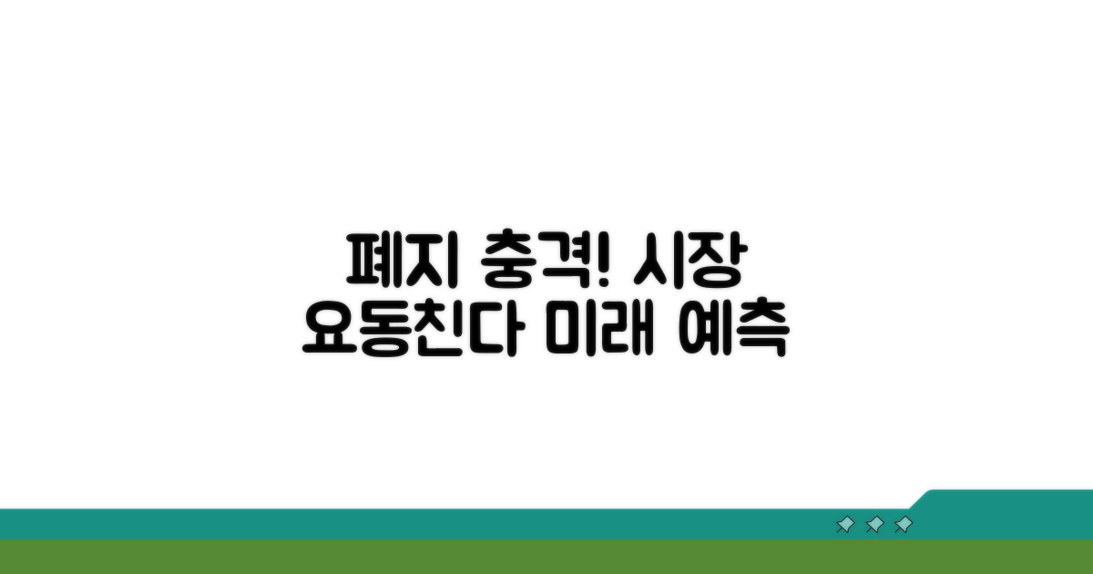 폐지 시 예상되는 시장 변화