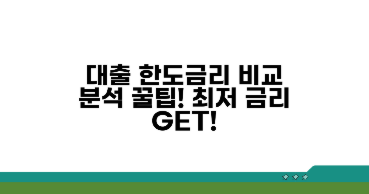 대출 한도와 금리 비교 분석