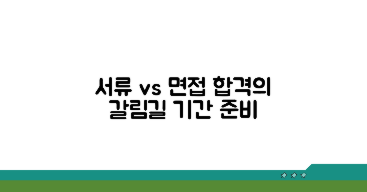 서류 심사 기간과 면접 준비