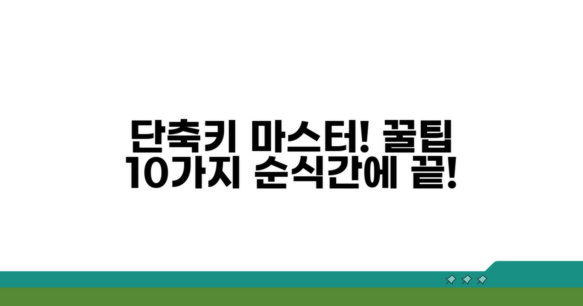 손쉬운 단축키 활용법