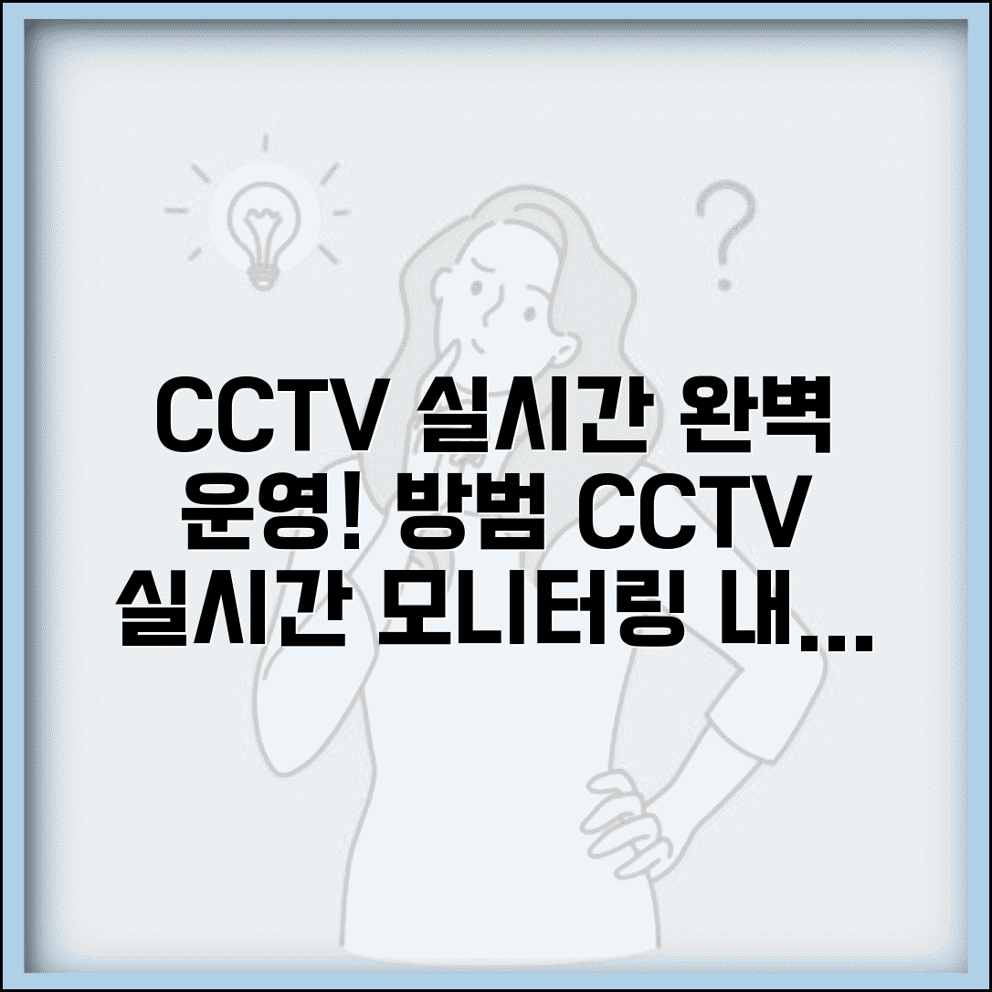 방범용 cctv 실시간 모니터링 설정 | 방범 CCTV 실시간 완벽 운영법