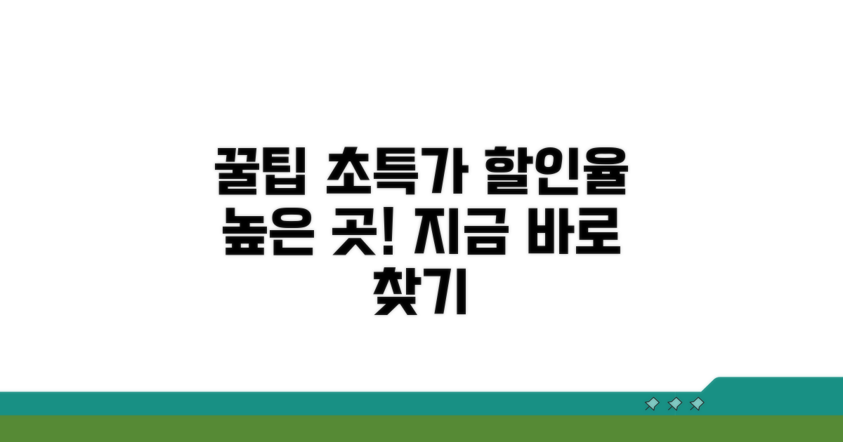꿀팁: 할인율 높은 곳 찾기