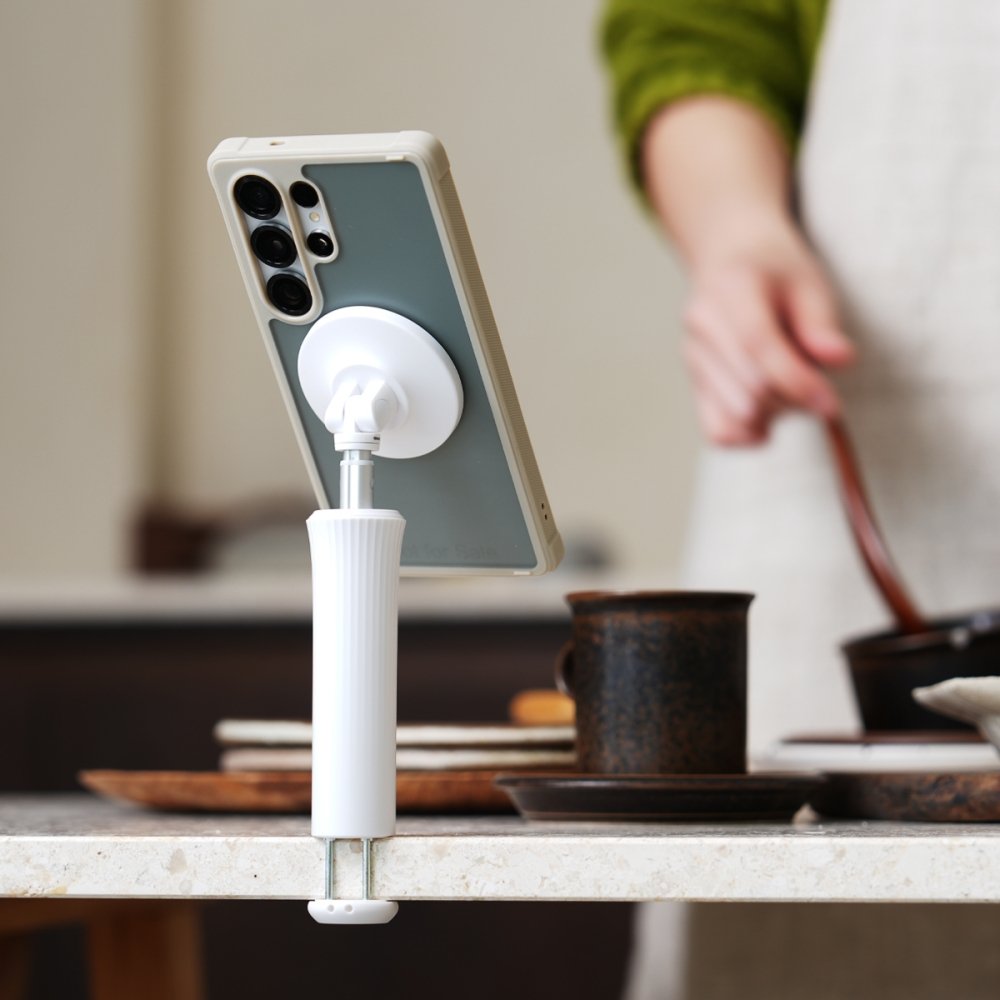 아라리 맥세이프 미니 셀카봉 브이로그 삼각대 맥피포드 라이트 로즈쿼츠핑크 상세 이미지 2