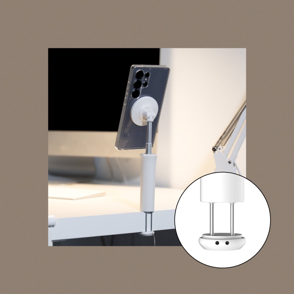 아라리 맥세이프 미니 셀카봉 브이로그 삼각대 맥피포드 라이트 로즈쿼츠핑크 상세 이미지 2