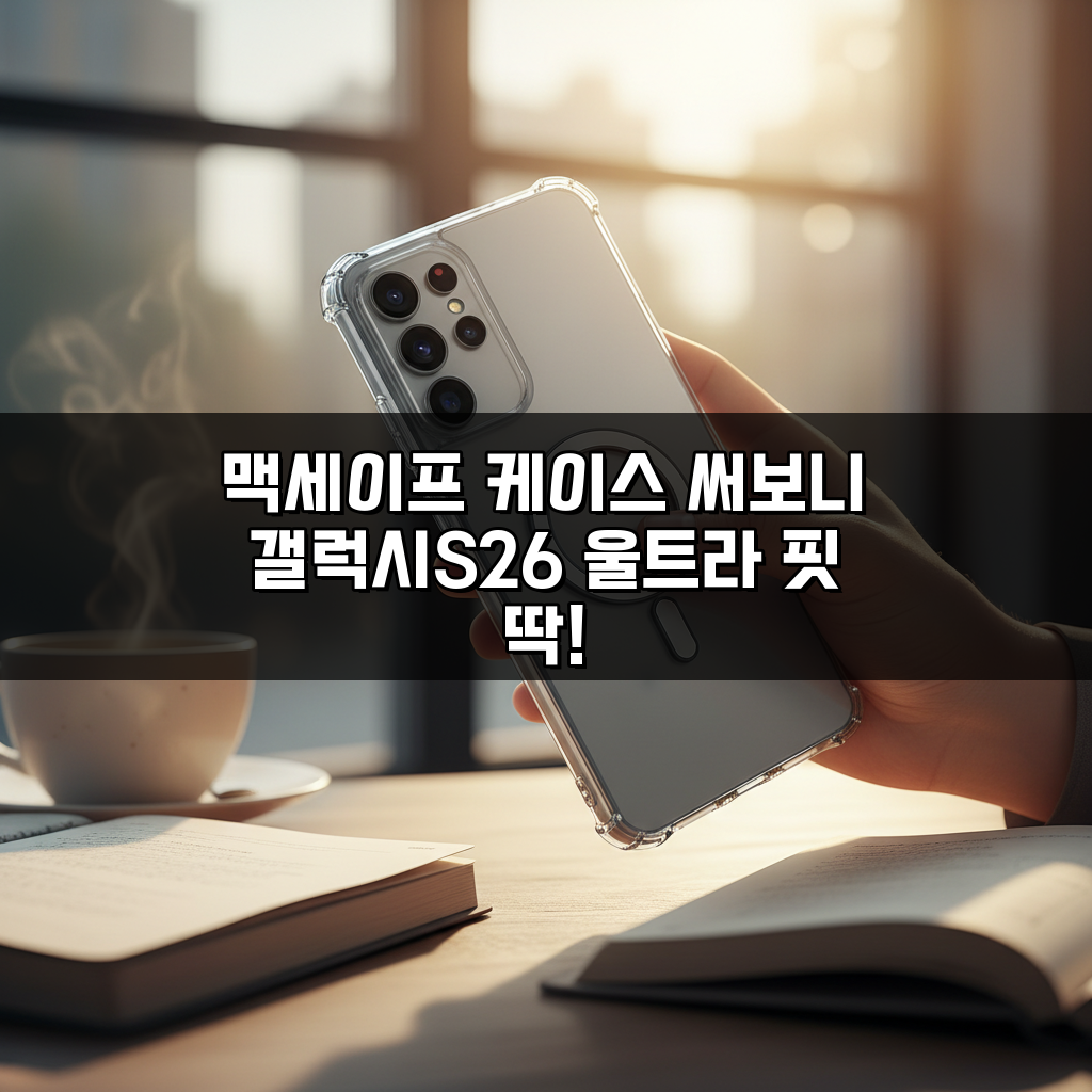 맥세이프 케이스 써보니 갤럭시S26 울트라 핏 딱!