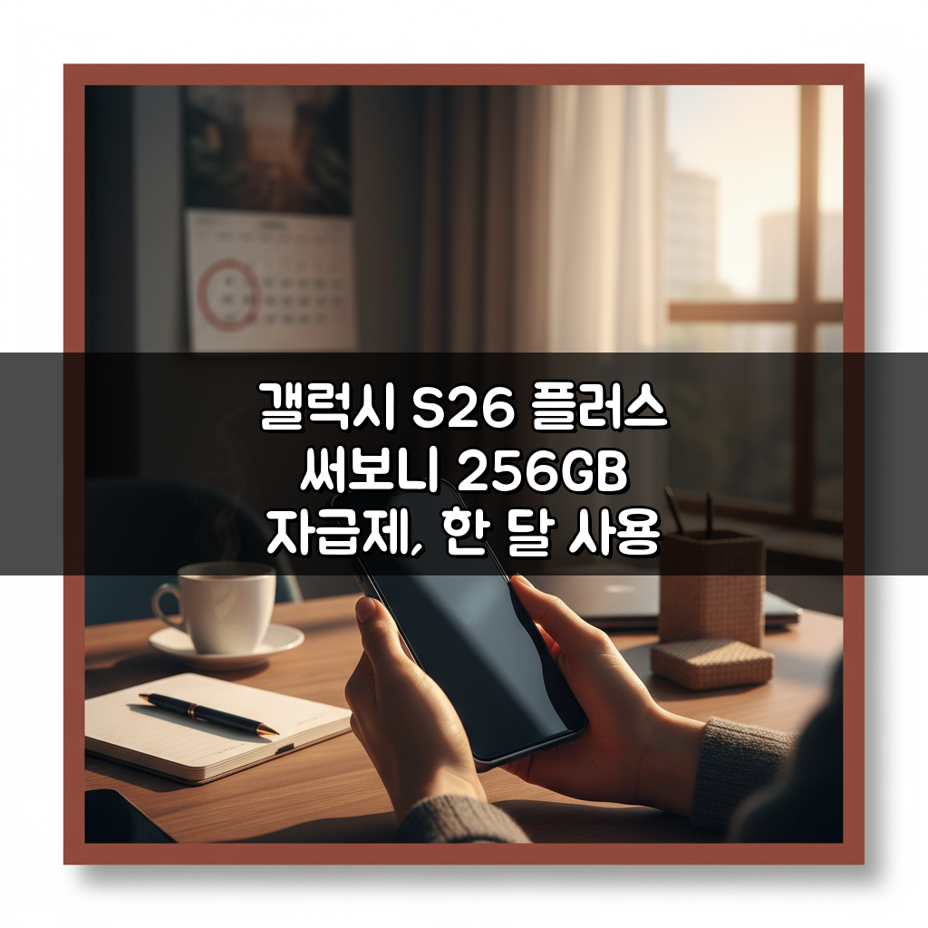 갤럭시 S26 플러스 써보니 256GB 자급제, 한 달 사용 후기예요
