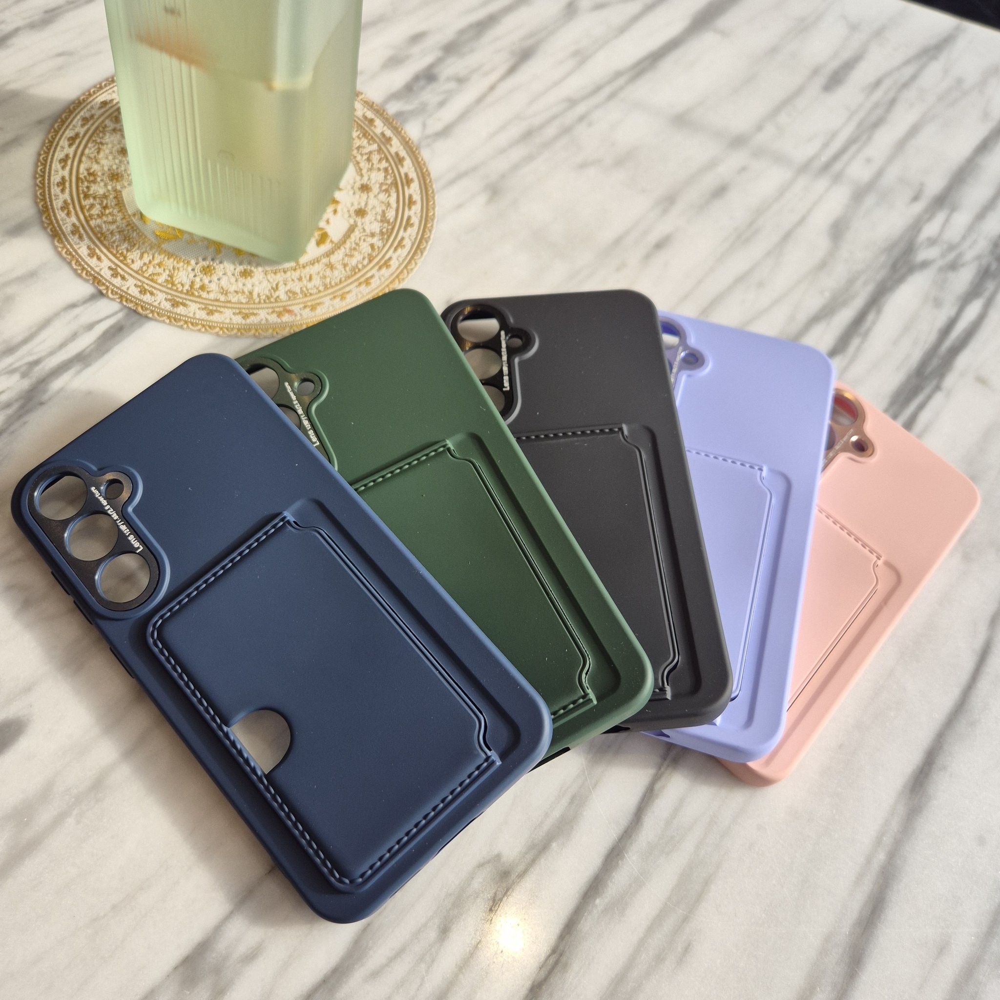 카드 케이스 범퍼 하드 지갑 수납 2장 슬림 풀커버 카메라보호 네이비, 갤럭시S26 상세 이미지 2