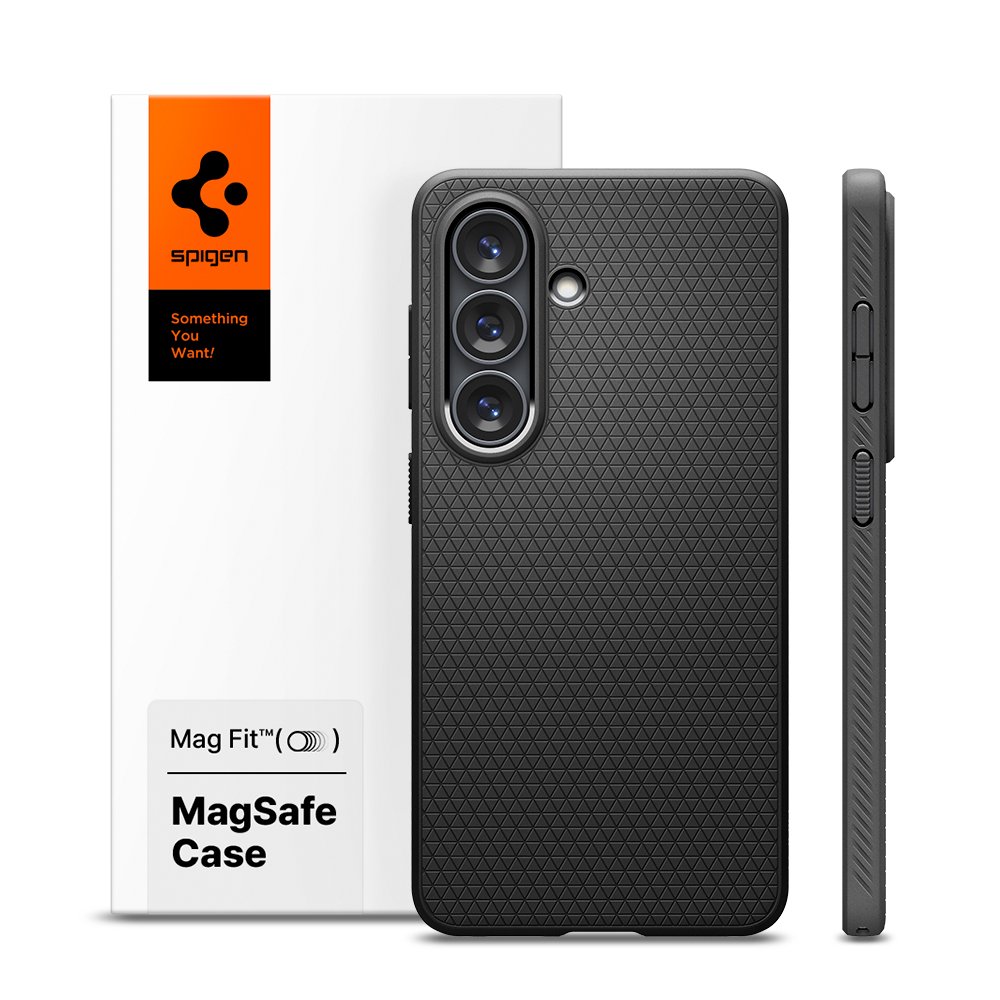 갤럭시 맥세이프 케이스 리퀴드에어맥핏 갤럭시S26 플러스, TPU, 매트블랙 상세 이미지 1