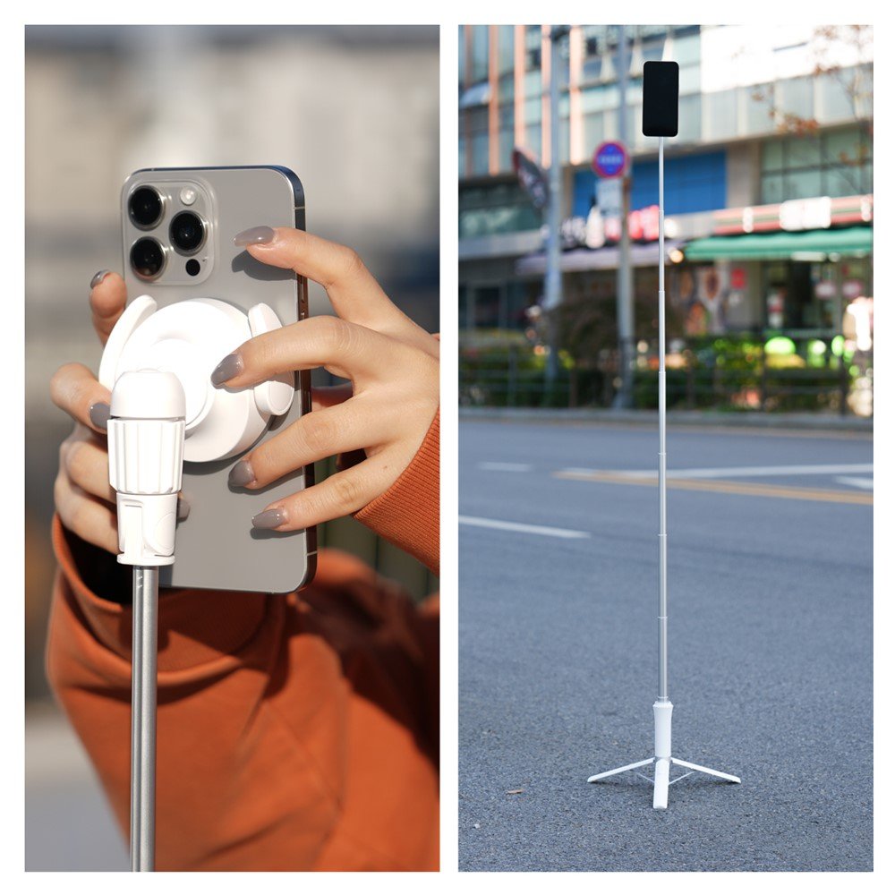 맥세이프 삼각대 셀카봉 1.5m 대형 핸드폰 셀카봉 맥피포드 프로 상세 이미지 2