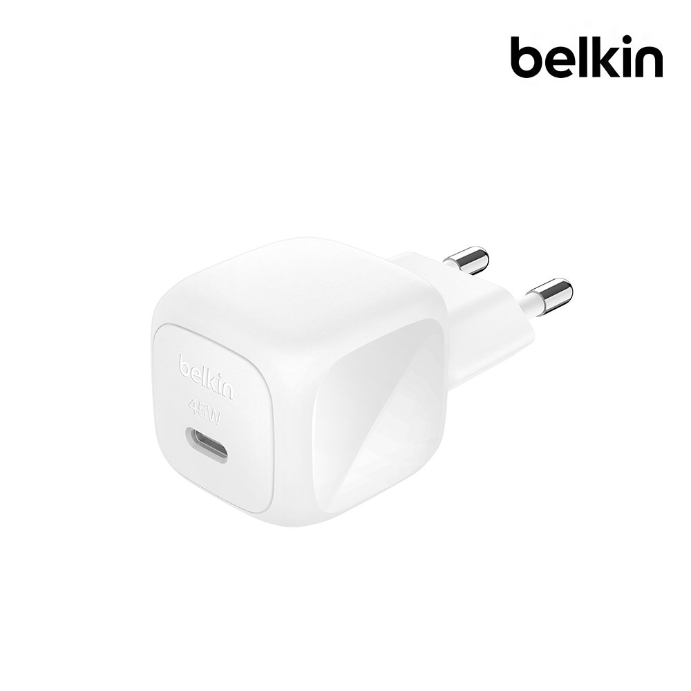 벨킨 45W C타입 PD 3.2 PPS 초소형 고속 충전기 WCA013kr 갤럭시 S26 S25 아이폰 17 16 아이패드 호환 상세 이미지 1