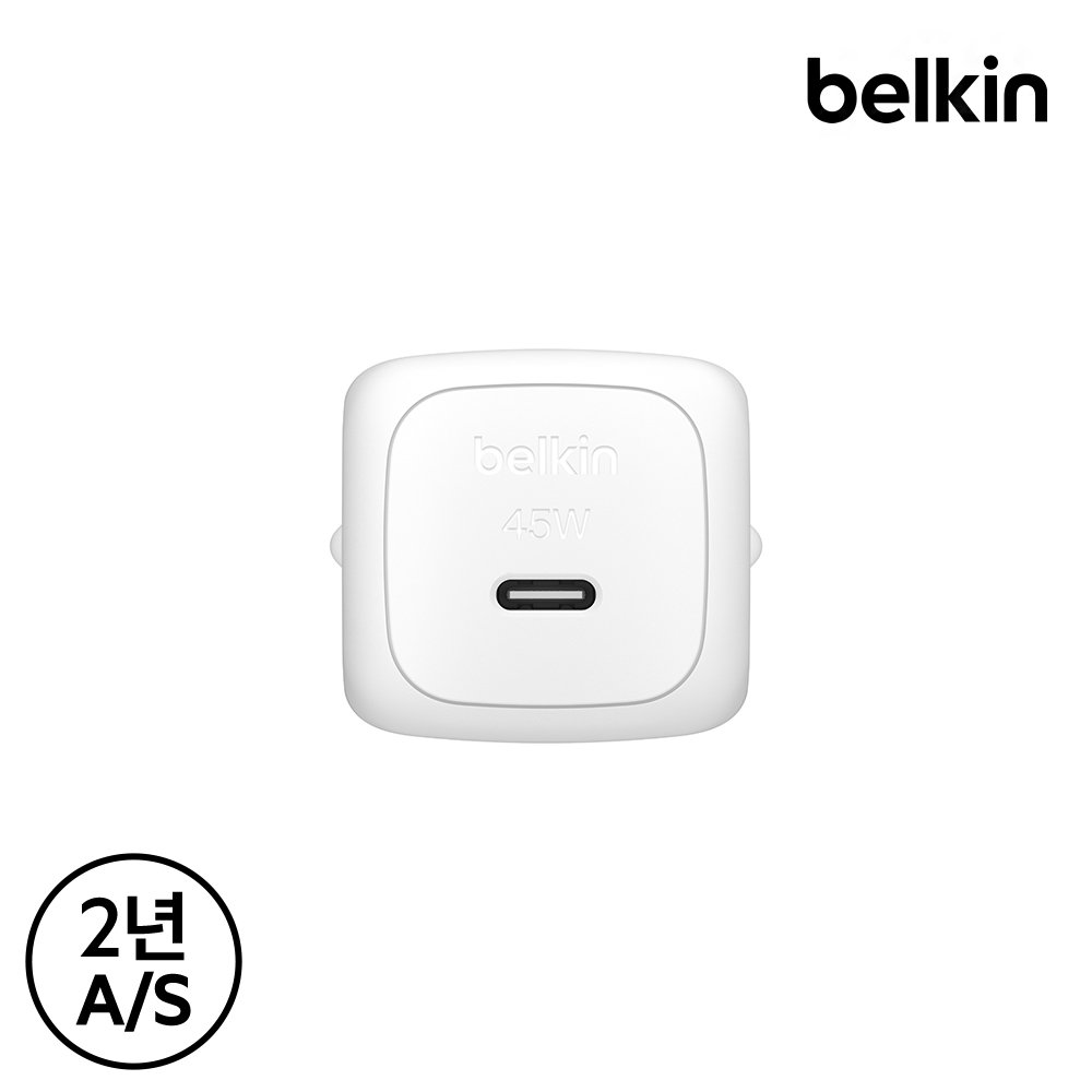 벨킨 45W C타입 PD 3.2 PPS 초소형 고속 충전기 WCA013kr 갤럭시 S26 S25 아이폰 17 16 아이패드 호환 상세 이미지 2