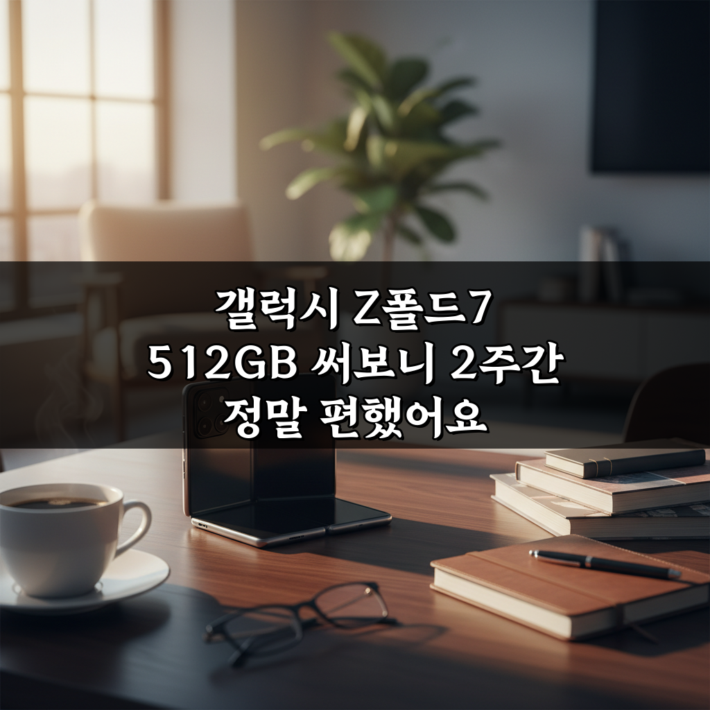 갤럭시 Z폴드7 512GB 써보니 2주간 정말 편했어요