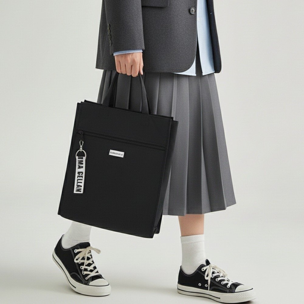 마젤란 국내제작 신발주머니 MLN 슈즈백 학생 보조 실내화 학원 운동 신발 가방 신주머니 상세 이미지 1