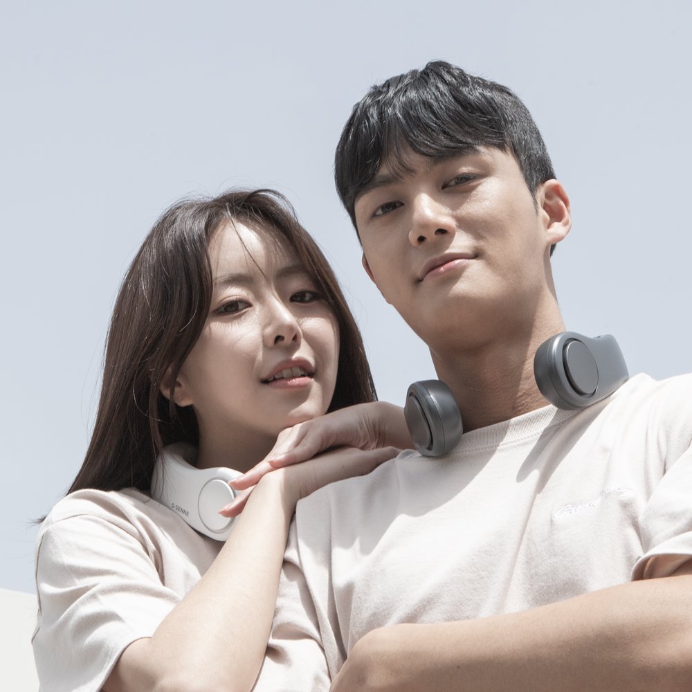 디센느 리뉴얼 아이스 급속 냉각 넥밴드 휴대용 선풍기 상세 이미지 1