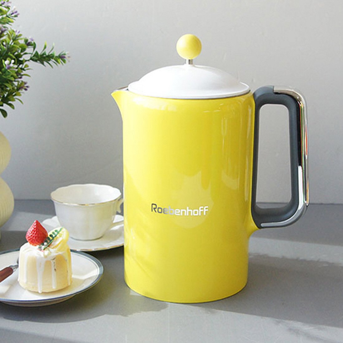 빈티지 통주물 전기포트 대용량 분유포트 보온 차탕기 온도조절 레벤호프 티메이커 1.5L 상세 이미지 2