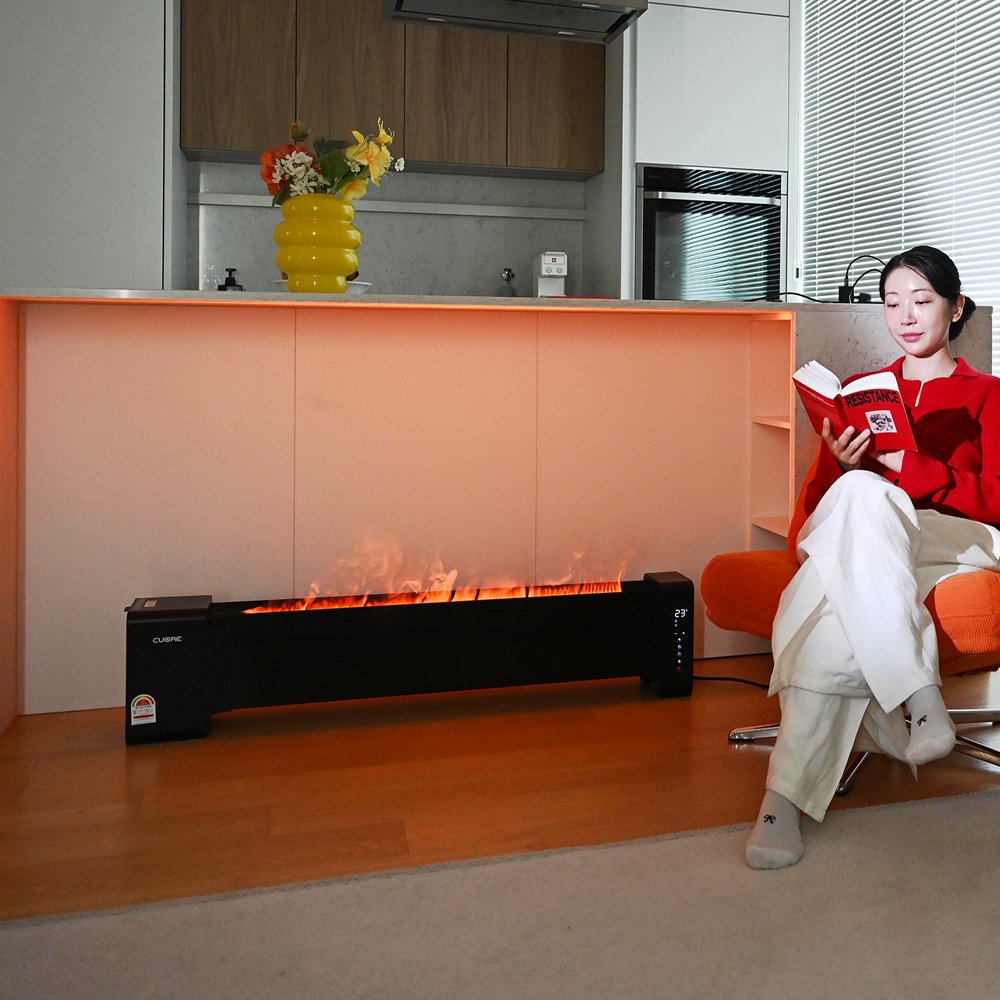 쿠오레 인테리어 불멍히터 가습기 사무실 대형 호텔 무소음 CH-LH20B 상세 이미지 2