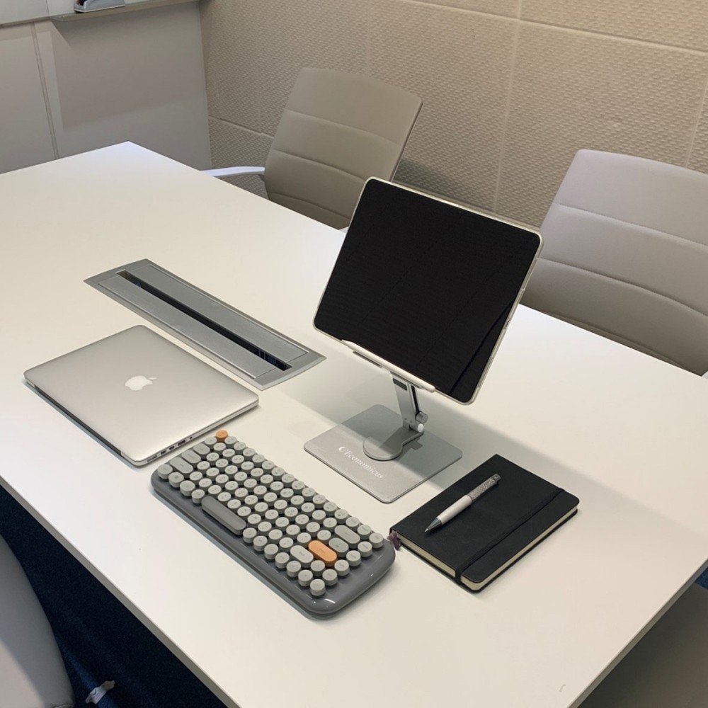 이코노미쿠스 태블릿거치대 아이패드 거치대 갤럭시탭 휴대용 책상 높이조절 패드 상세 이미지 2