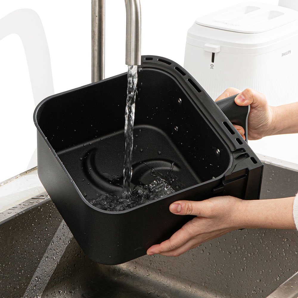 필립스 3000시리즈 듀얼바스켓 에어프라이어 9L NA351/00 블랙 + 동원 치킨&핫도그 증정 상세 이미지 2