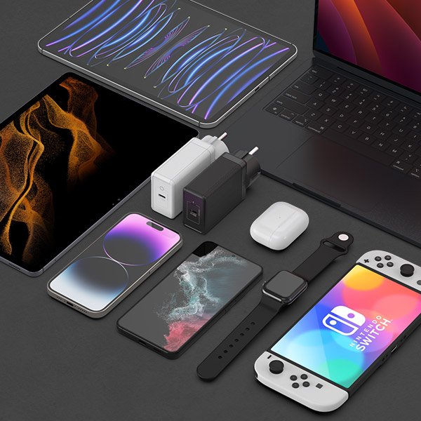 USB PD 100W PPS GaN 접지 초고속 충전기 GS510 블랙 상세 이미지 1