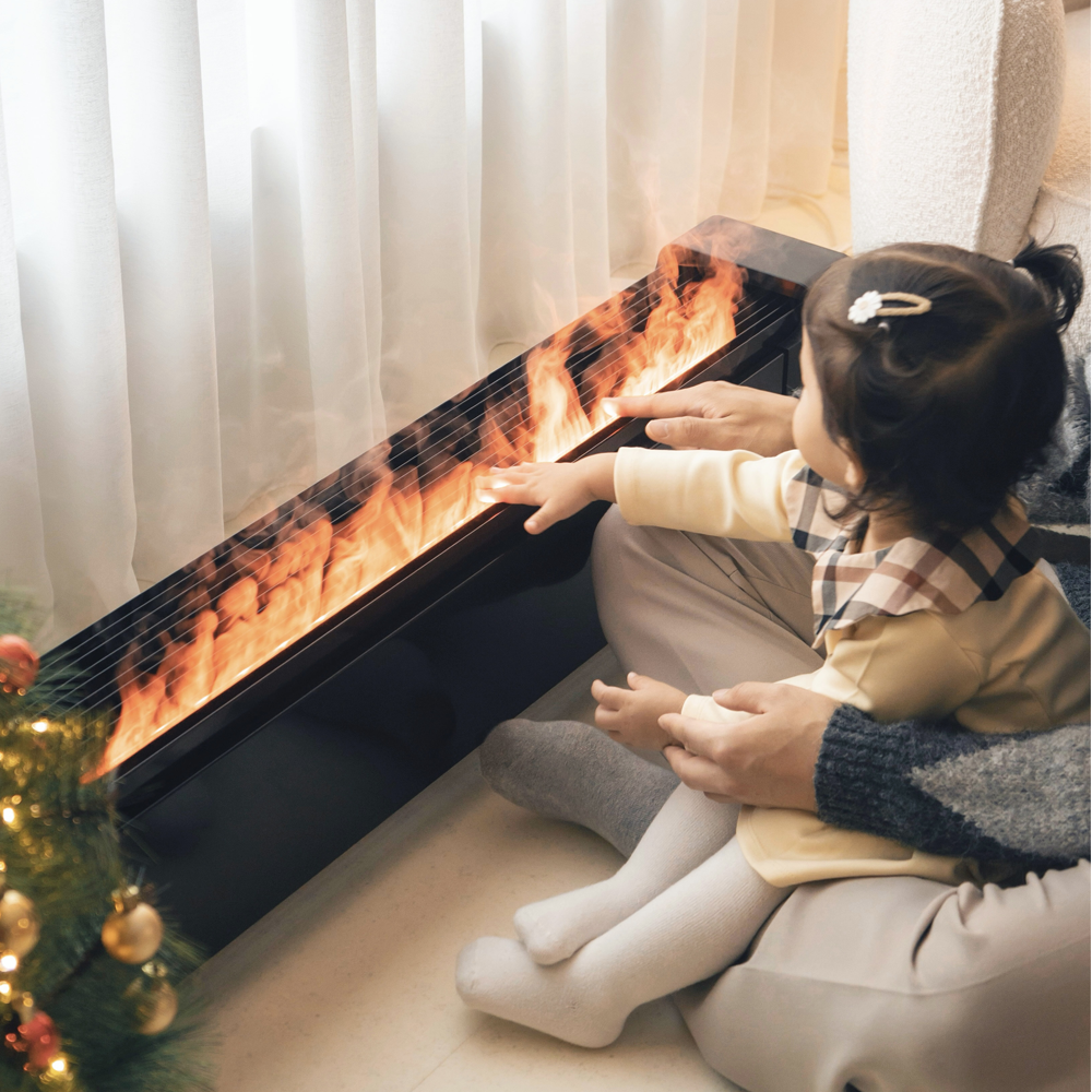 쿠오레 인테리어 불멍히터 가습기 사무실 대형 호텔 무소음 CH-LH20B 상세 이미지 1