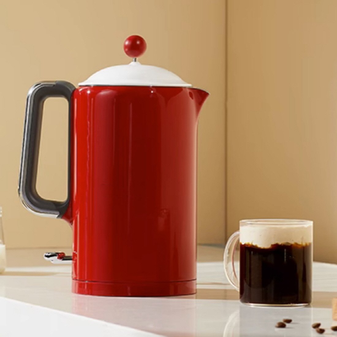 빈티지 통주물 전기포트 대용량 분유포트 보온 차탕기 온도조절 레벤호프 티메이커 1.5L 상세 이미지 2