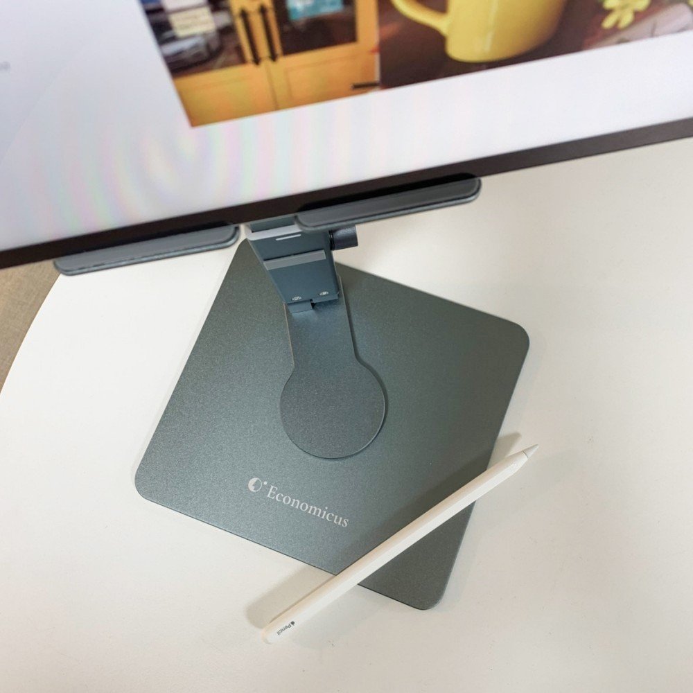 이코노미쿠스 태블릿거치대 아이패드 거치대 갤럭시탭 휴대용 책상 높이조절 패드 상세 이미지 2