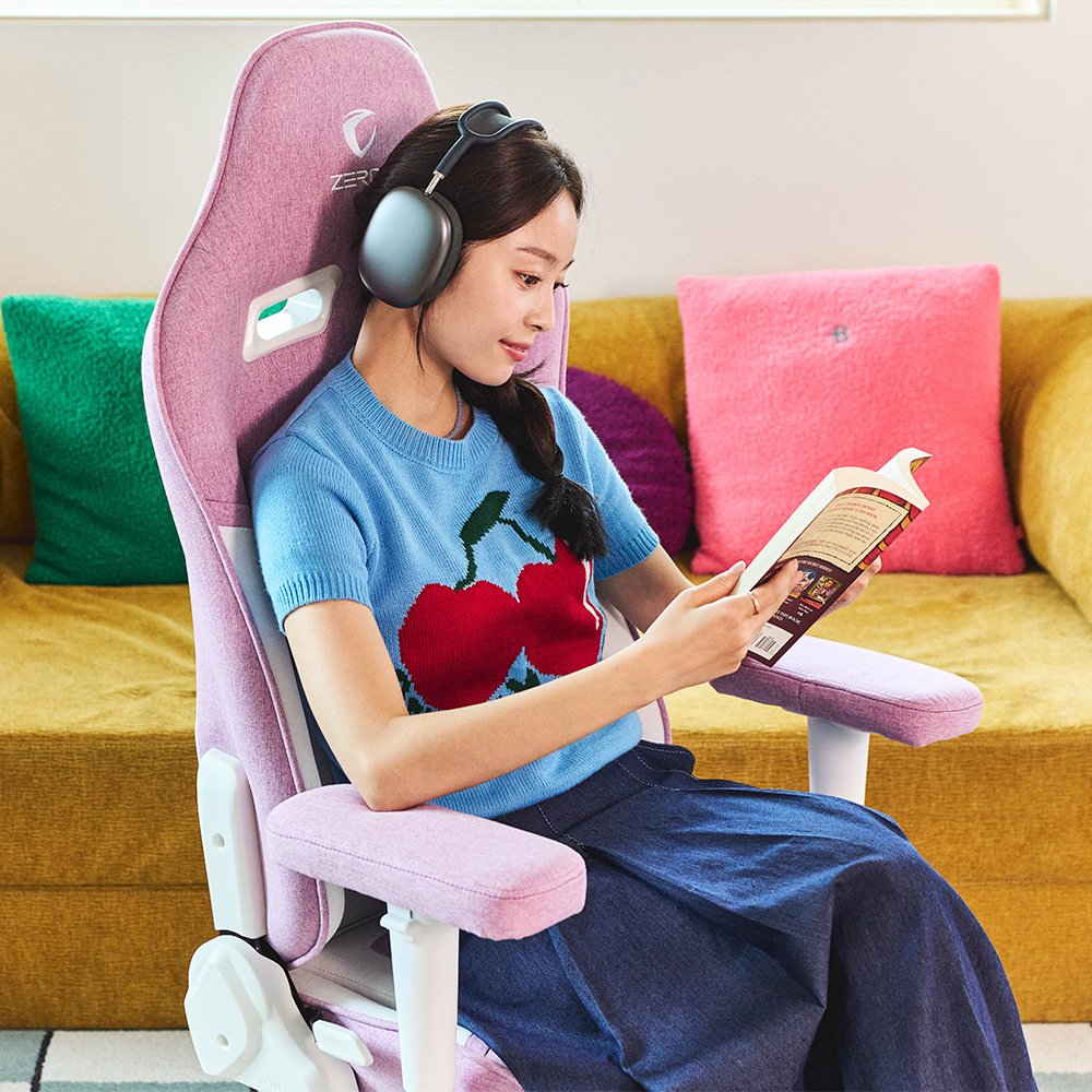 제닉스 제로드 리브체어 발받침 컴퓨터 게이밍의자 상세 이미지 2