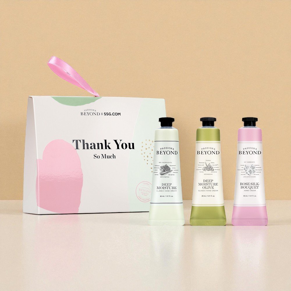 비욘드 답례품 클래식 핸드크림 기프트 세트 (Thank You Edition) (30mL X 3개) 상세 이미지 1