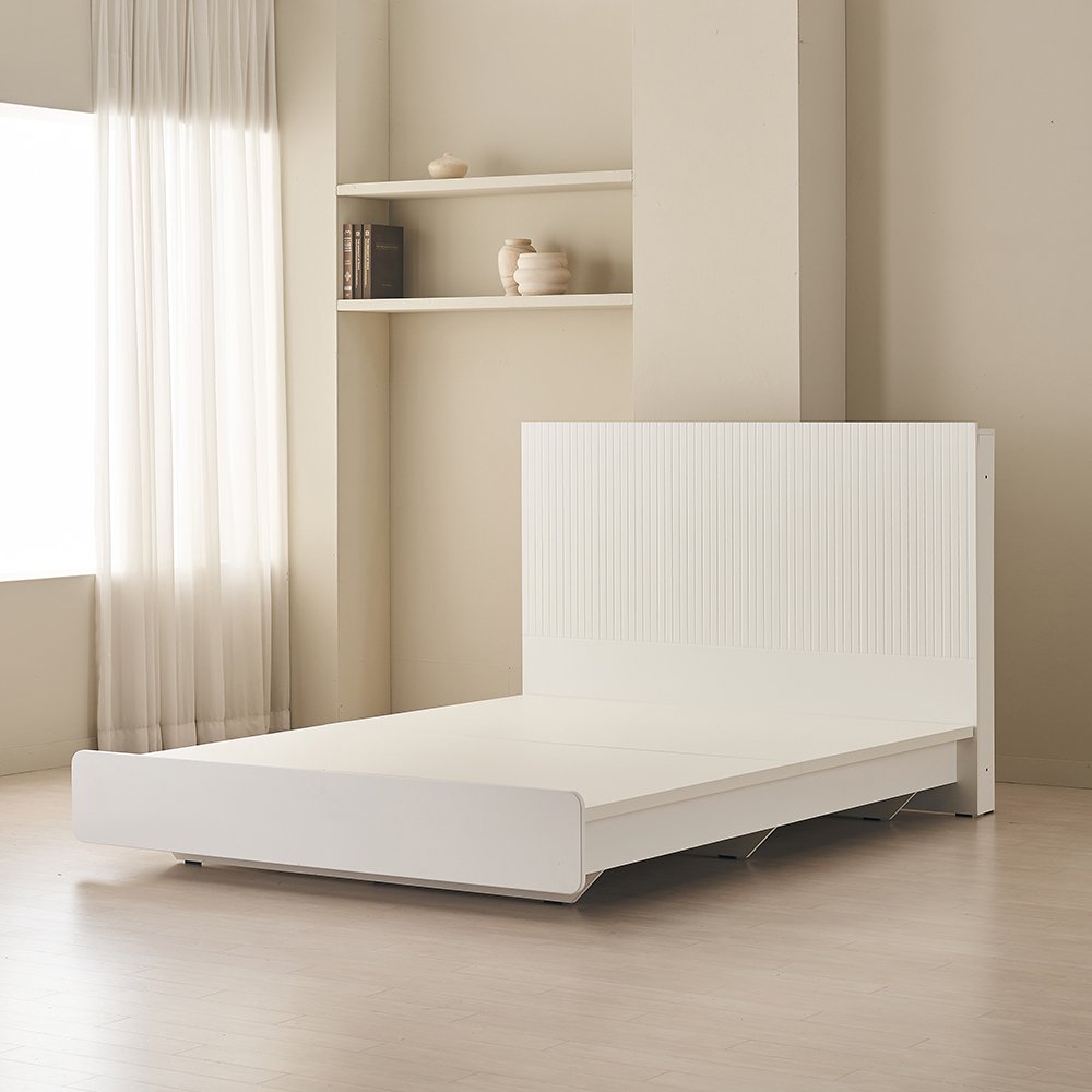 바스포르 시손느 템바보드 평상형 LED조명 부상형 호텔 침대프레임 Q 부부 신혼 상세 이미지 2