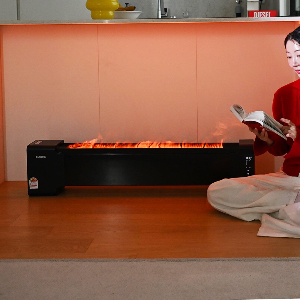 쿠오레 인테리어 불멍히터 가습기 사무실 대형 호텔 무소음 CH-LH20B 상세 이미지 1