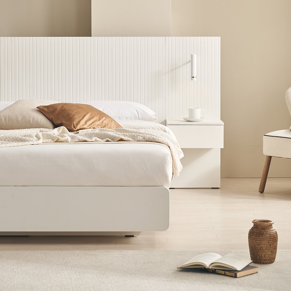 바스포르 시손느 템바보드 평상형 LED조명 부상형 호텔 침대프레임 Q 부부 신혼 상세 이미지 2