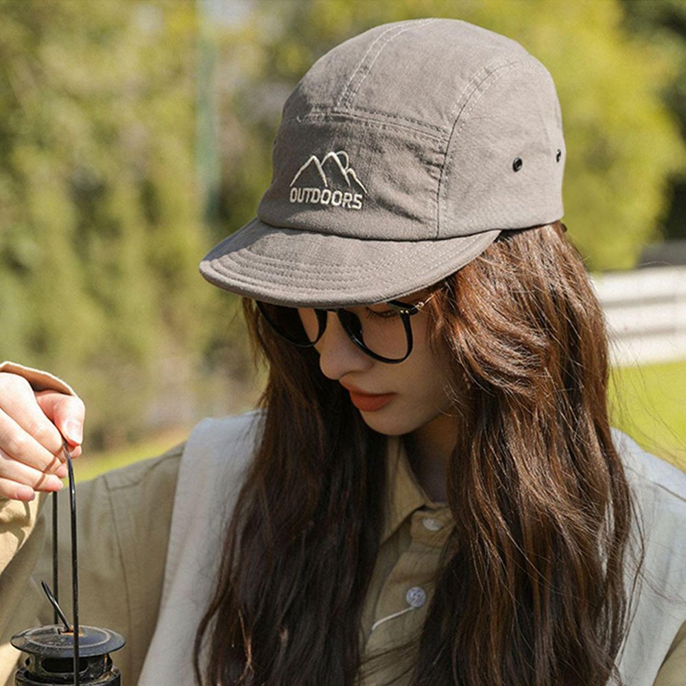 숏캡 숏챙모자 트레일 러닝 마라톤 테니스 창짧은 모자 볼캡 상세 이미지 1