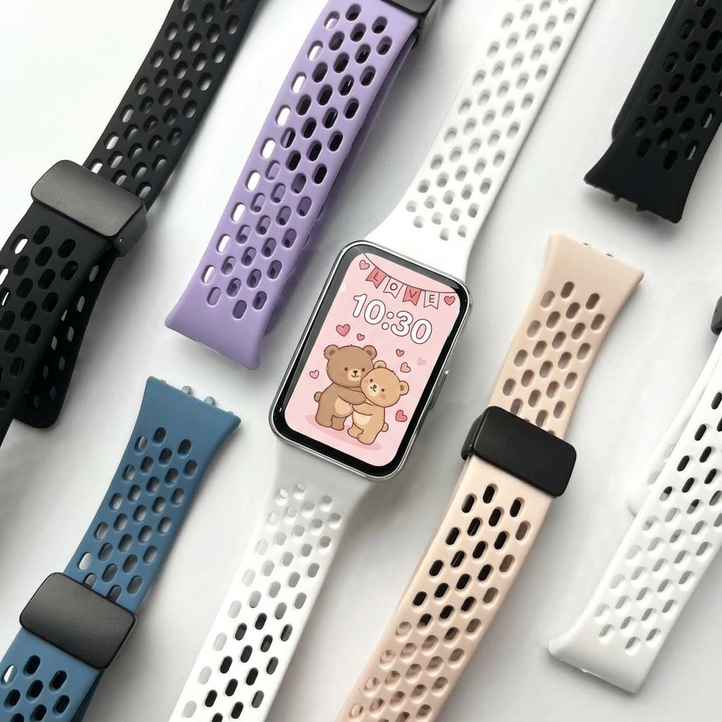 갤럭시핏3 호환 홀 스포츠 스트랩 상세 이미지 1