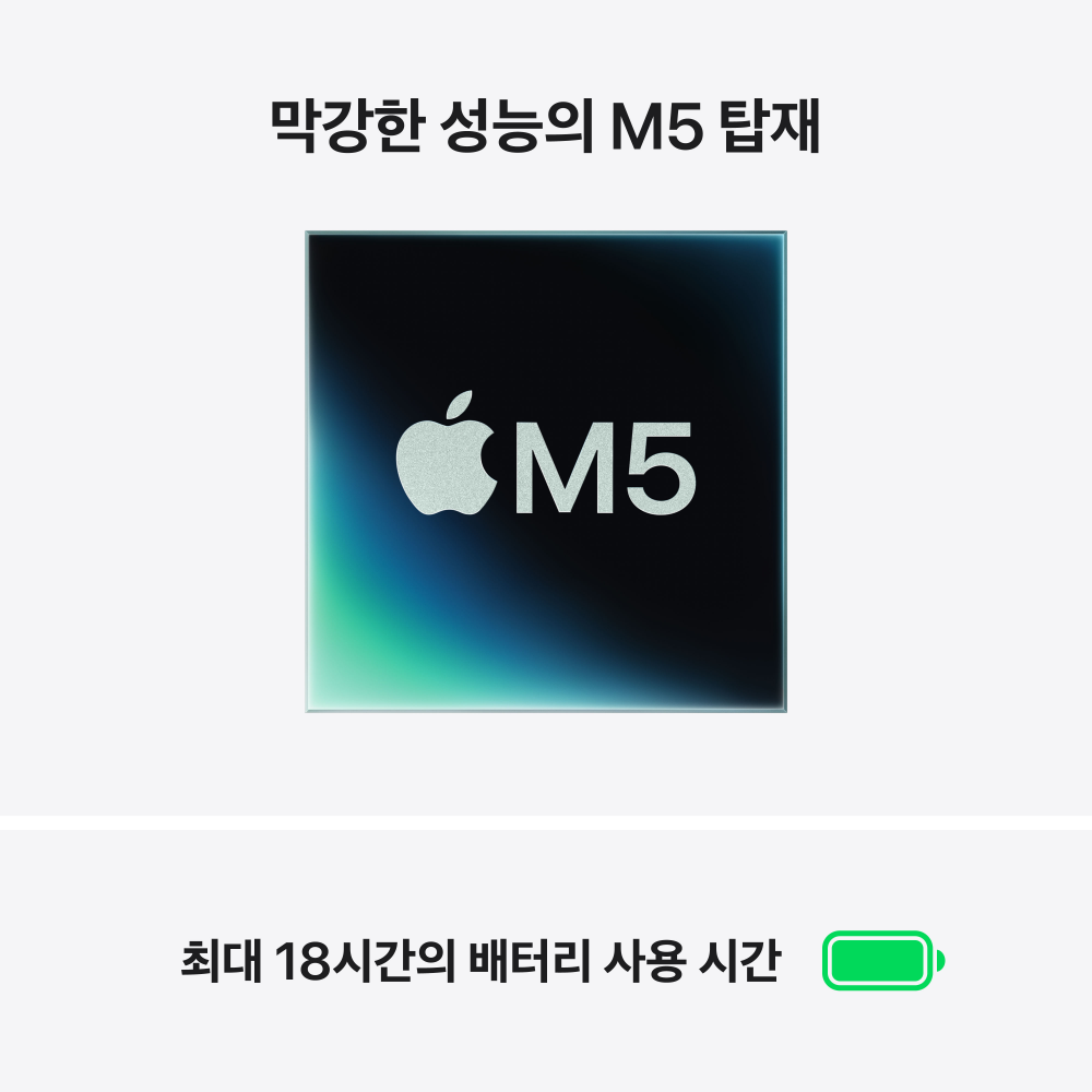 (1차예약) 애플 맥북에어 13 M5 (CPU 10코어/GPU 10코어) 16GB 1TB 실버 MDH84KH/A 상세 이미지 2