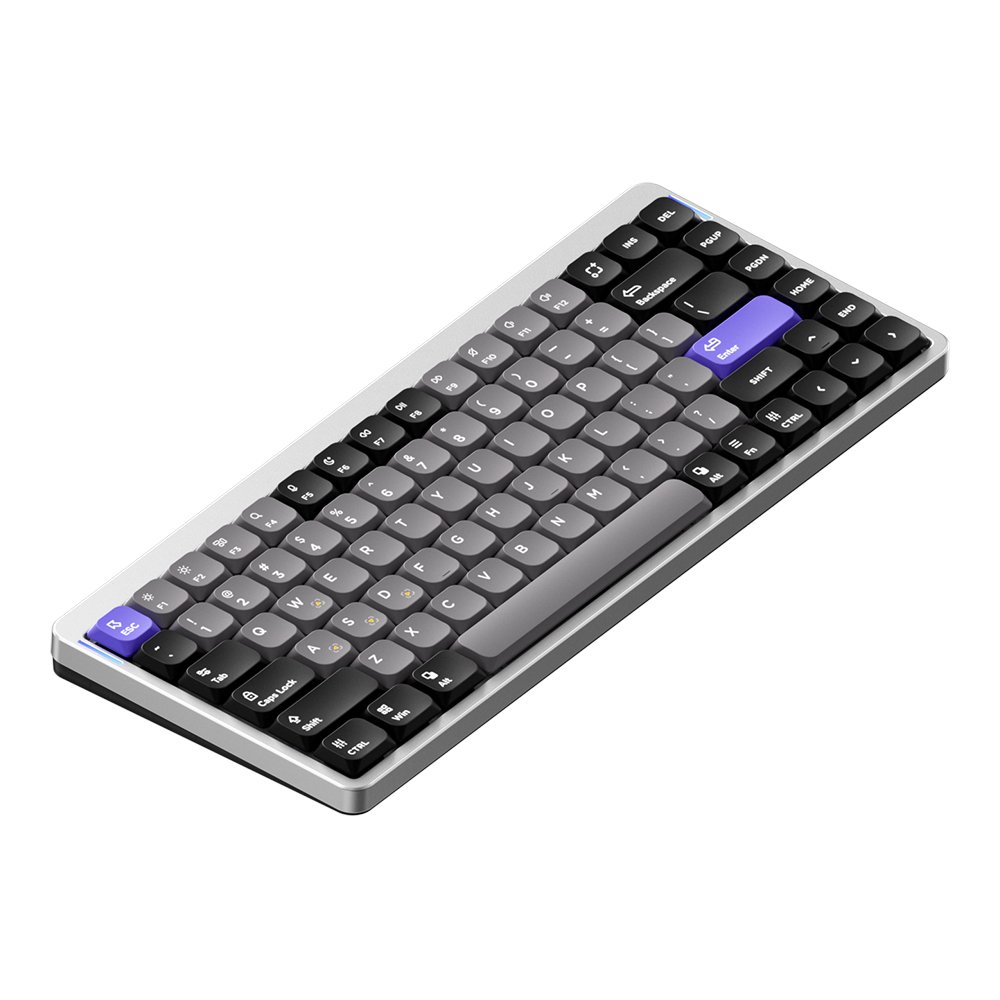 NUPHY AIR75 HE 기계식키보드 래피드 트리거 게이밍 스페이스 실버, 자석축(제이드 프로) 상세 이미지 1