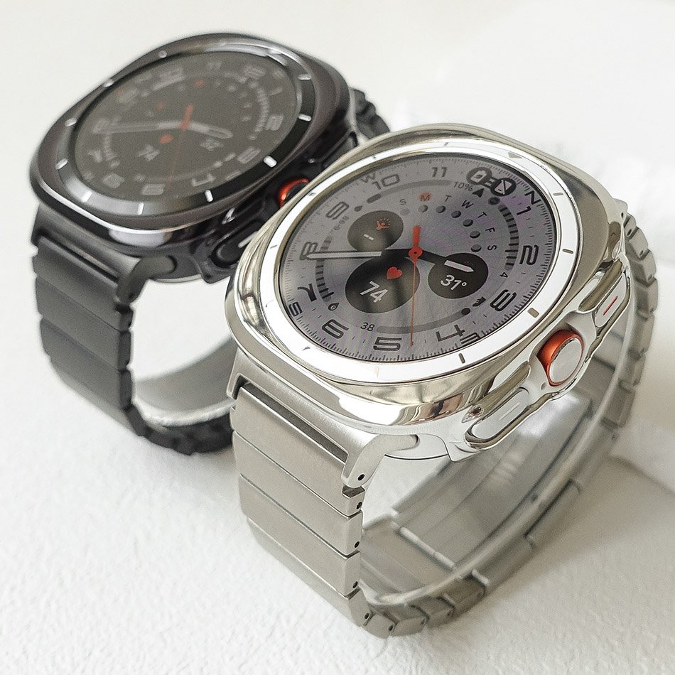 티타니즘 삼성 갤럭시워치 울트라 스트랩 케이스 티타늄 메탈 시계줄 47mm 교체 호환 상세 이미지 1
