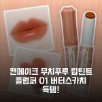 캔메이크 무치푸루 립틴트 플럼퍼 01 버터스카치 득템!
