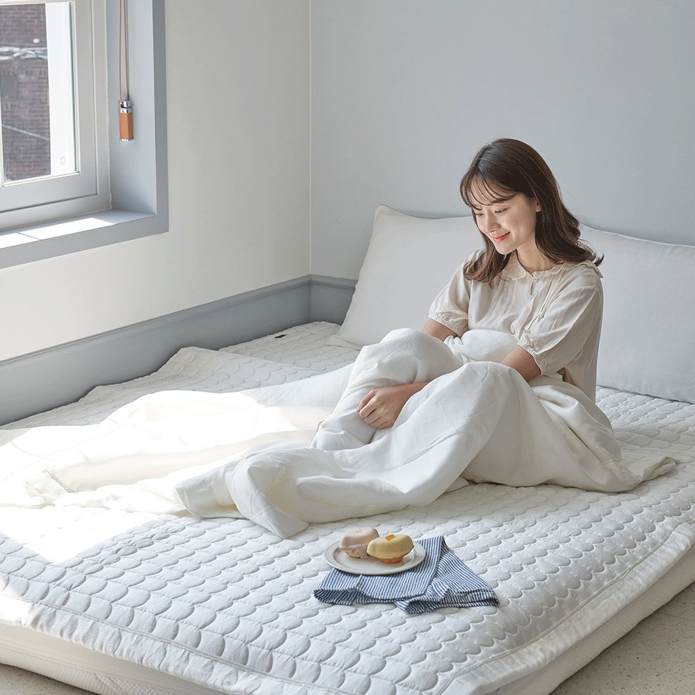 슬립스파 썸머웨이브 풍기인견 여름 냉감 침대패드 이불패드 상세 이미지 2